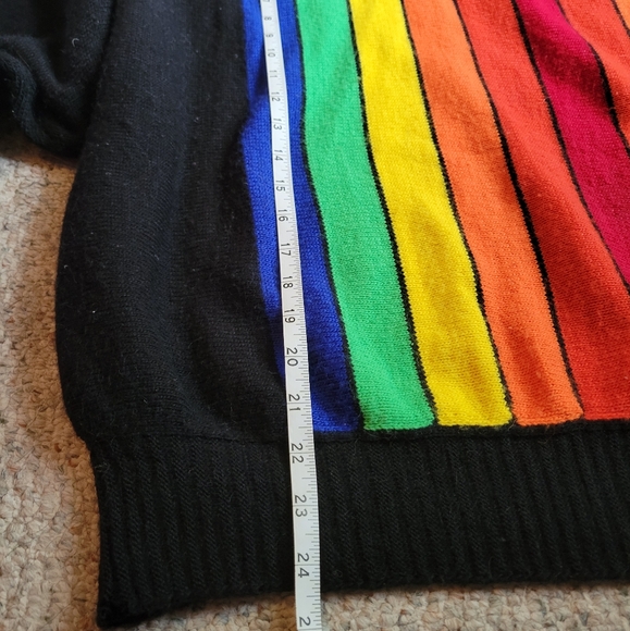 ASOS Stripe Rainbow Crewneck Sweater - Picture 7 of 7